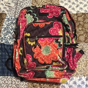 Vera Bradley large school book bag